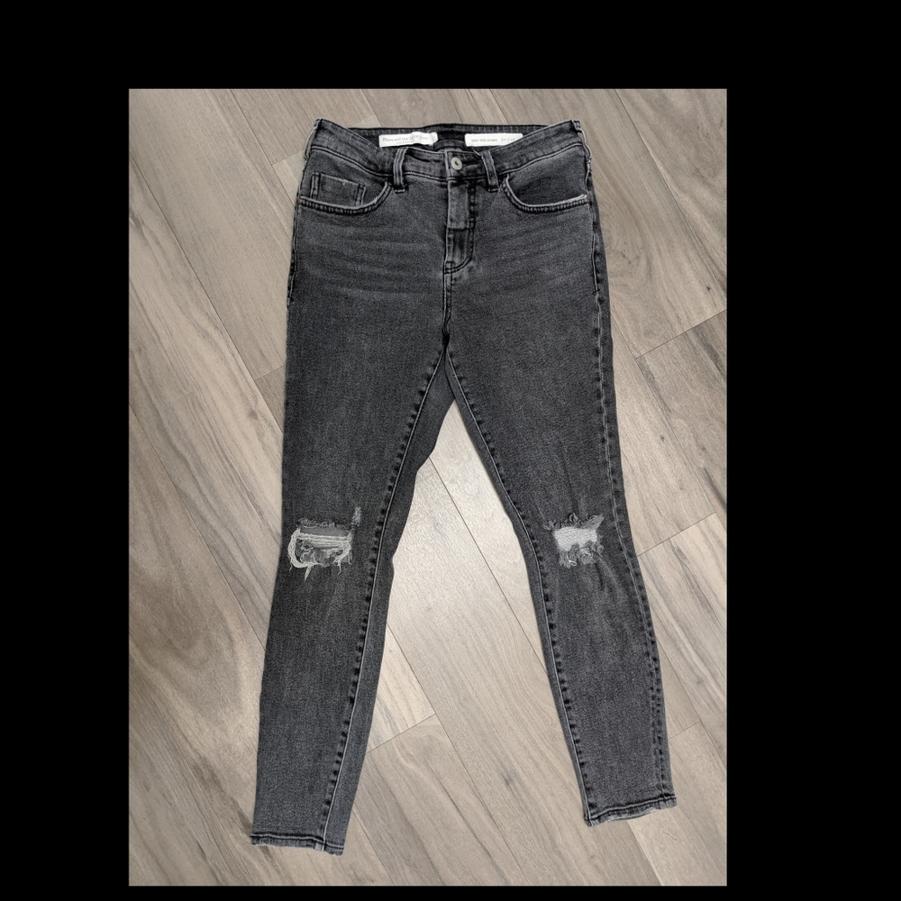 Pilcro and The Letterpress High Rise Skinny Jeans